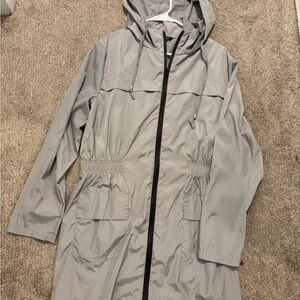 Gray Hooded Women's Jacket